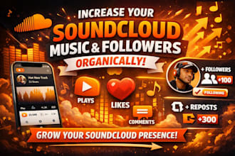 increase your soundcloud music track and soundcloud followers organically