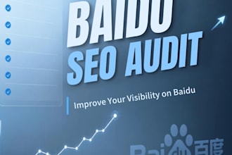 do baidu SEO audit with a detailed report and action plan