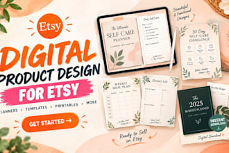 etsy digital product design invitation design etsy seo listing etsy shop setup
