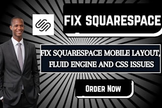 fix squarespace mobile layout, fluid engine and CSS issues