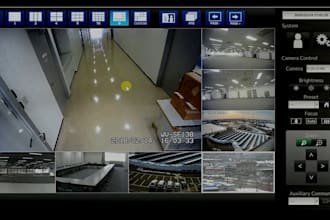 develop a secure cctv monitoring app, camera app, crime alert app, emergency app