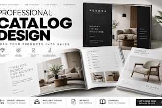 design product catalogs, wholesale catalogs, b2b line sheets and lookbooks