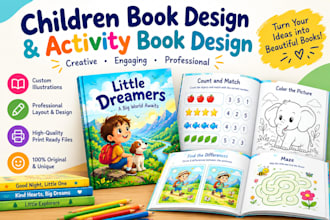 do activity book coloring book design and book design