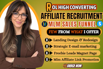 mlm sales funnel, MLM leads, affiliate recruitment, mlm promotion, sales funnel