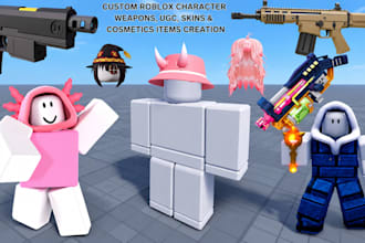 build roblox 3d character 3d roblox ugc model low poly blender weapon model rbxm