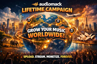 do lifetime campaign for audiomack music, song growth worldwide or target