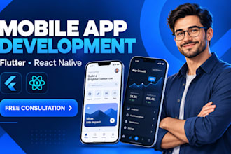 do mobile app development flutter react native android ios firebase supabase