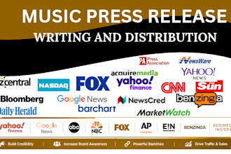 write press release, music press release, music press release distribution PR