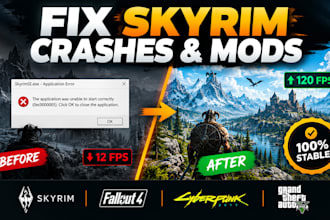 fix game mods for skyrim crashes mod conflcts fallout 4 cyberpunk and gta 5 mods