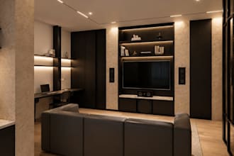design realistic 3d interior modeling and walkthrough videos