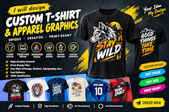 professional custom t shirt and apparel graphics