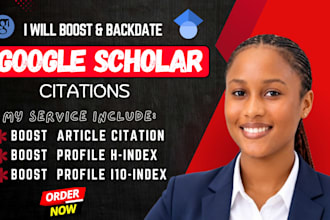 increase google scholar citations and backdated citations
