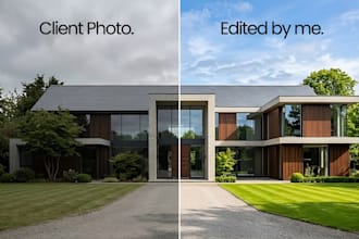 professionally edit real estate photos hdr flambient