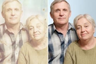 restore and repair your old damaged photos