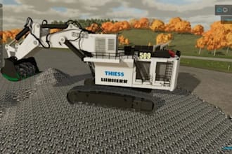 create model fs25 fs22 excavator tractor map conversion farming simulator
