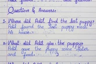 write neat handwritten assignment in urdu and english