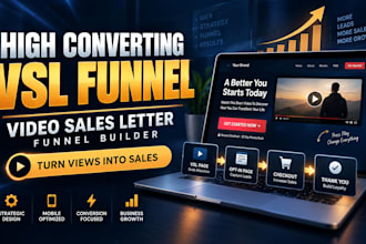 build a high converting vsl funnel that sells for you