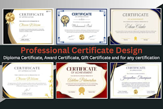 do diploma, degree, achievement, award, custom certificates