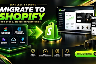 migrate solidus reaction commerce saleor cloud framer to ecommerce shopify store