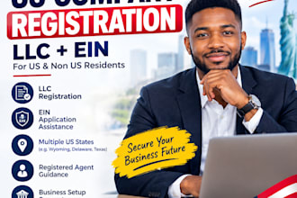 create US llc and ein for US company formation and non us residents