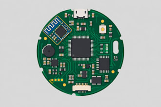 design wearable pcb, ble fitness tracker and stm32 low power smart watch pcb