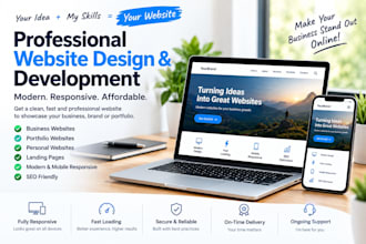 build a modern website from scratch
