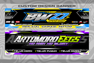 create a banner design for your business
