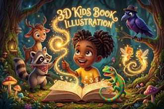 create beautiful childrens book art