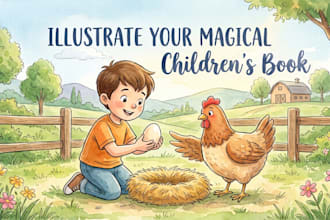 create beautiful childrens book art