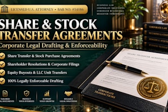 draft shareholder share transfer documents and resolutions