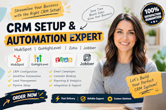 setup gohighlevel crm paycor automation jobber zoho workflow zapier integration