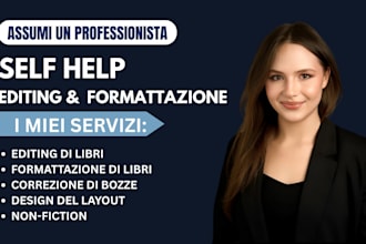 editing e impaginazione crescita personale, libro non fiction per amazon KDP