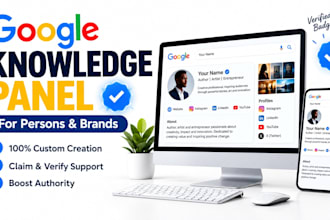 create verified google knowledge panel and optimize local SEO