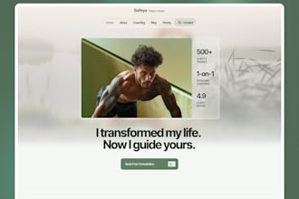 build a high converting fitness landing page in framer