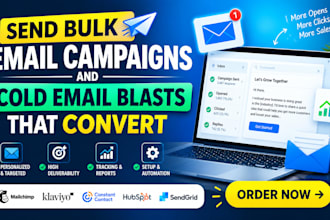 send bulk email campaigns and cold email blasts that convert
