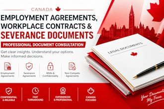 review employment agreements, workplace contracts, and severance documents
