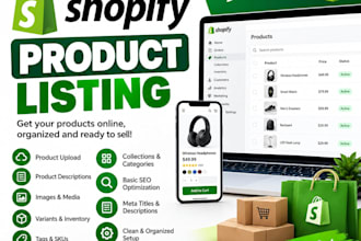 list products on shopify