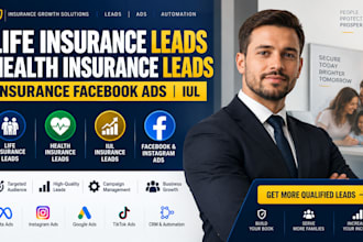generate life insurance leads health insurance leads insurance facebook ads iul