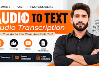 convert audio to text with accurate transcription
