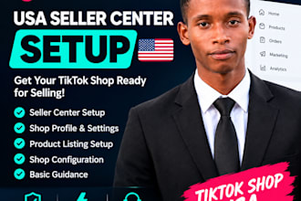set up and optimize your tiktok shop USA seller center