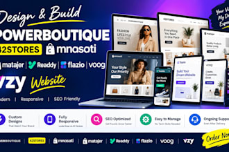 design powerboutique 42stores mnasati matajer readdy flazio voog  vzy website
