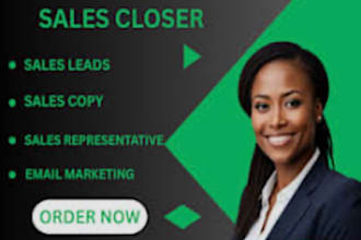 do sales assistant services for customer orders and support