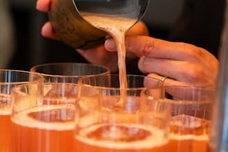 craft a custom signature cocktail for your wedding or event