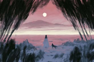 draw a fantasy sketchy illustration