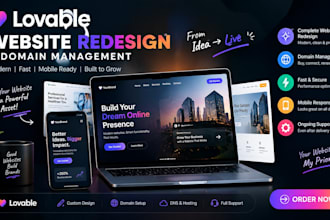 redesign your website with lovable ai and connect your custom domain