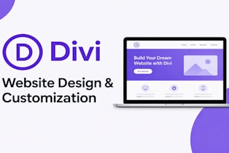develop and design redesign a divi website
