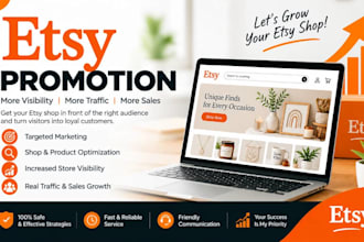do etsy shop promotion campaign for targeted audience
