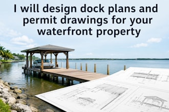 engineer dock plans and permit drawings for your waterfront property