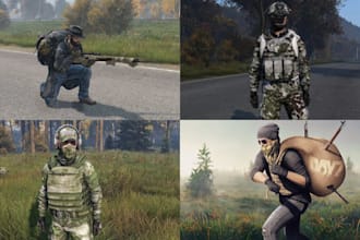 setup and mod ur console dayz server, server config, dayz mods, clothing, gears