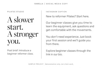 write instagram captions for your business